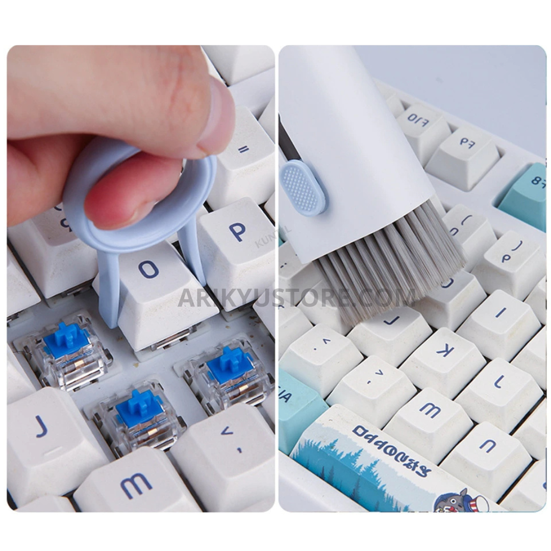 Kit de limpieza 7 en 1 para teclado, celular y más - Grinpo